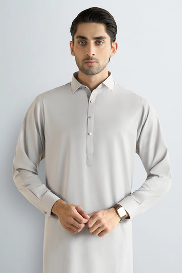 Light Beige Wash & Wear Shalwar Kameez