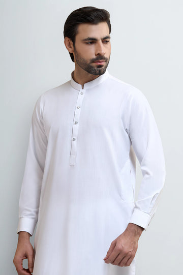 White Wash & Wear Shalwar Kameez