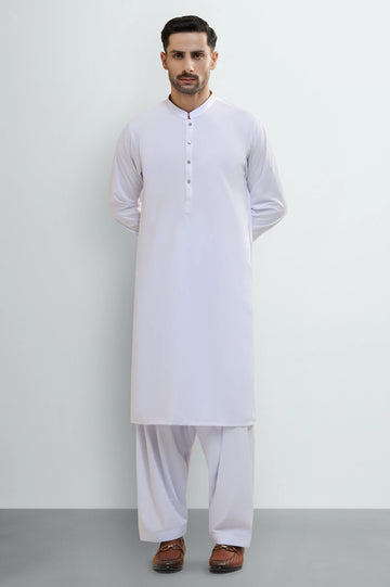 White Wash & Wear Shalwar Kameez