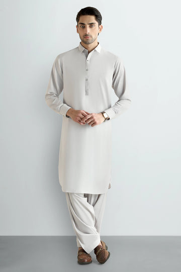 Beige Wash & Wear Shalwar Kameez