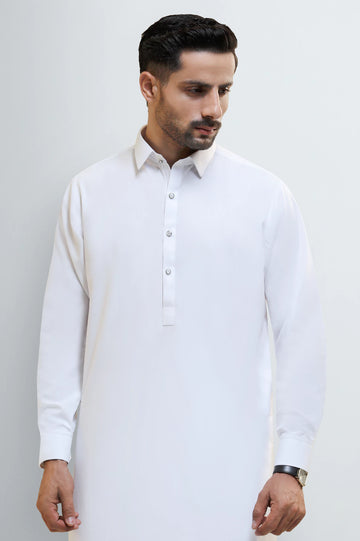White Wash & Wear Shalwar Kameez