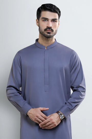 Grey Wash & Wear Shalwar Kameez
