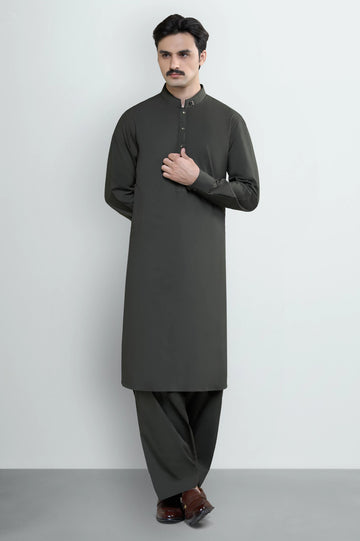 D-Green Wash & Wear Shalwar Kameez