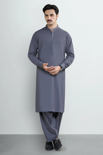 Grey Shalwar Kameez