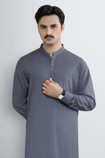Grey Shalwar Kameez