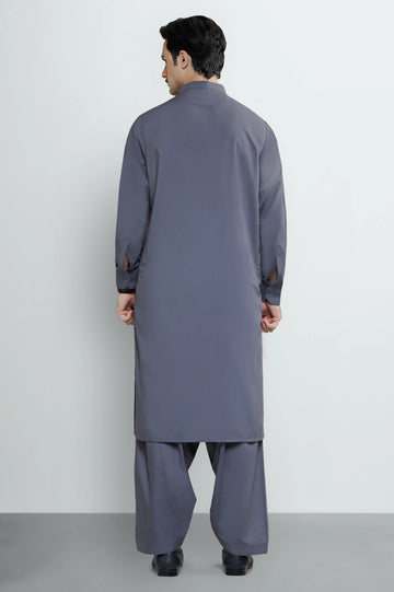 Grey Shalwar Kameez