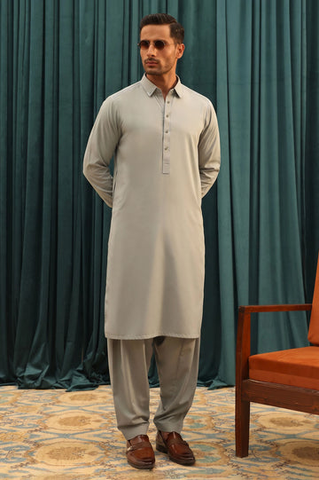 Beige Wash & Wear Shalwar Kameez