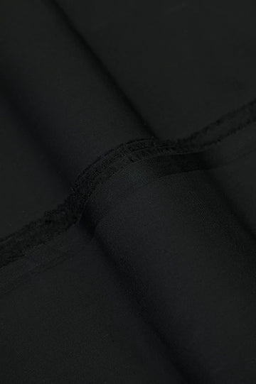 Black Wash & Wear Fabric
