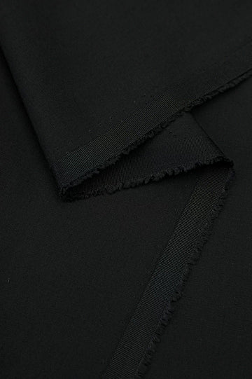 Black Wash & Wear Fabric