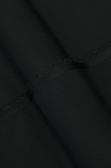 Black Wash & Wear Fabric