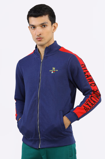 Zip-Up Knitted Jacket