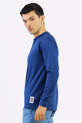 Navy Blue Full Sleeves T-Shirt