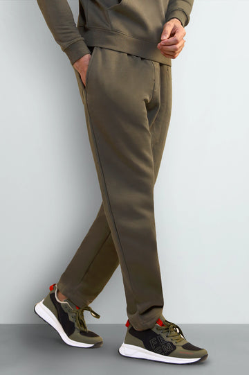 Men's Olive Knitted Jog Pant