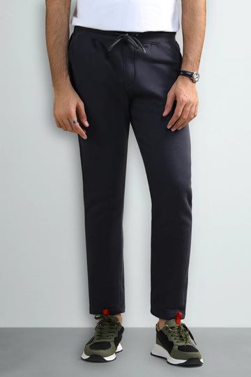 Charcoal Casual Knitted Trouser