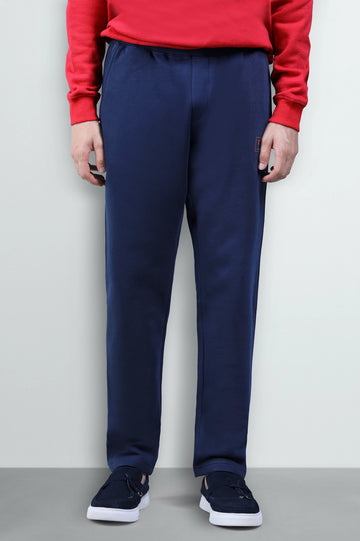 Navy Blue Causal Knitted Trouser