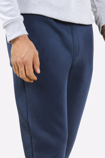 Navy Blue Casual Knitted Trouser