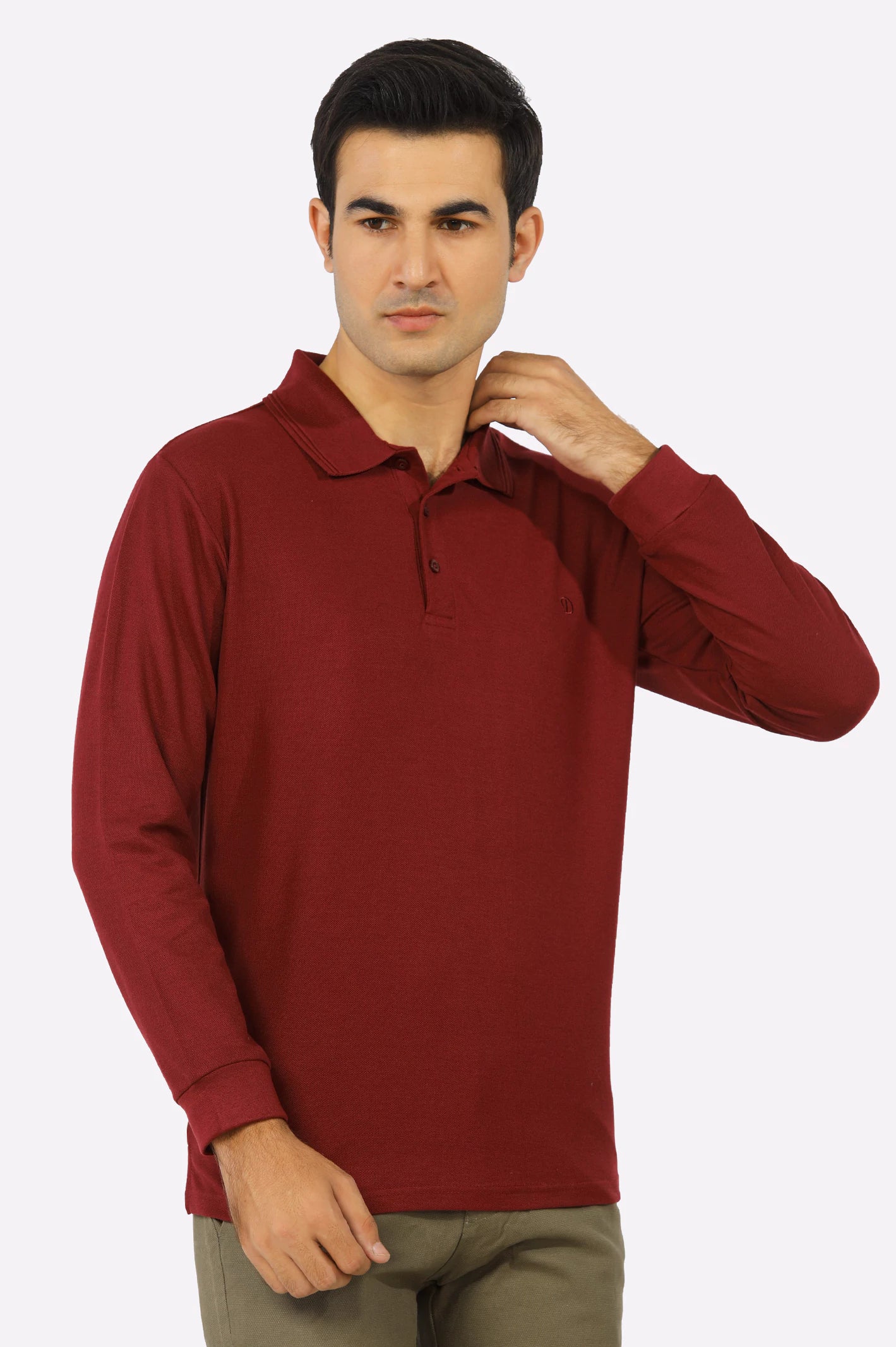 Bargundi Long Sleeves Polo From Diners