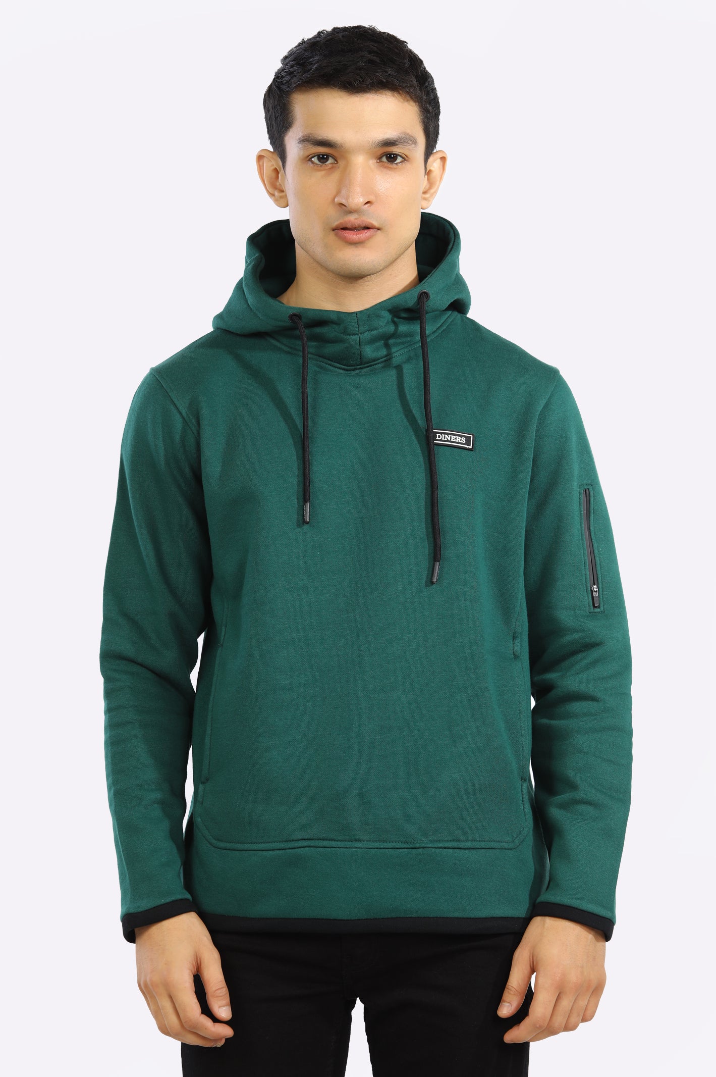Heather Green Pullover Hoodie for Mens – Diners Pakistan