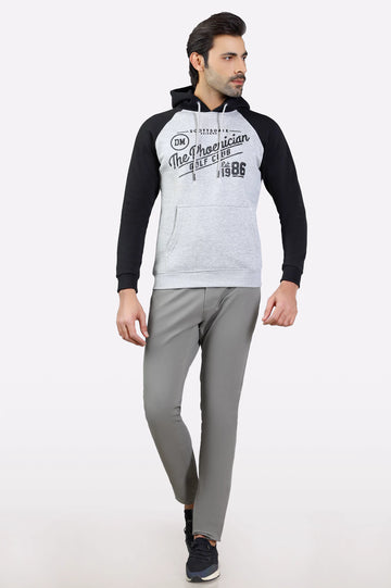 Heather Grey Graphic Hoodie