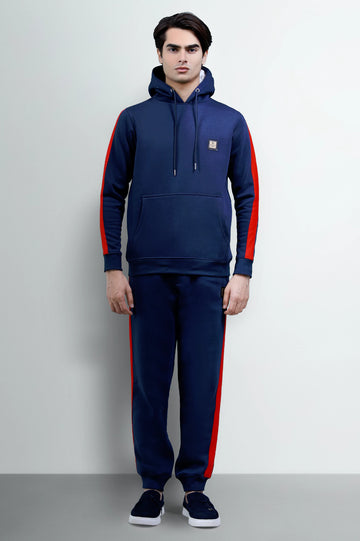 Navy Blue Pullover Hoodie