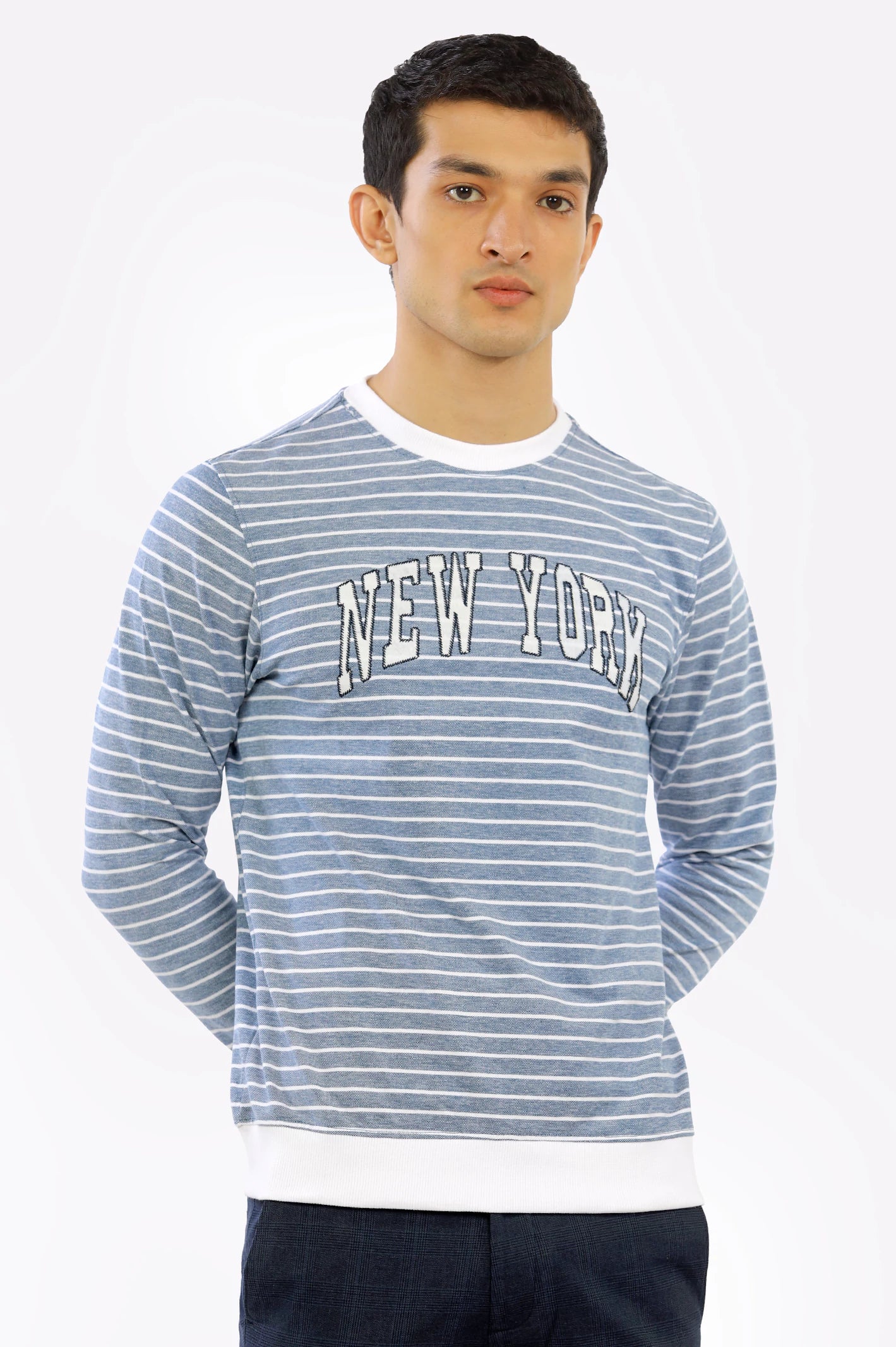 Printed Crew Neck Sweatshirt From Diners