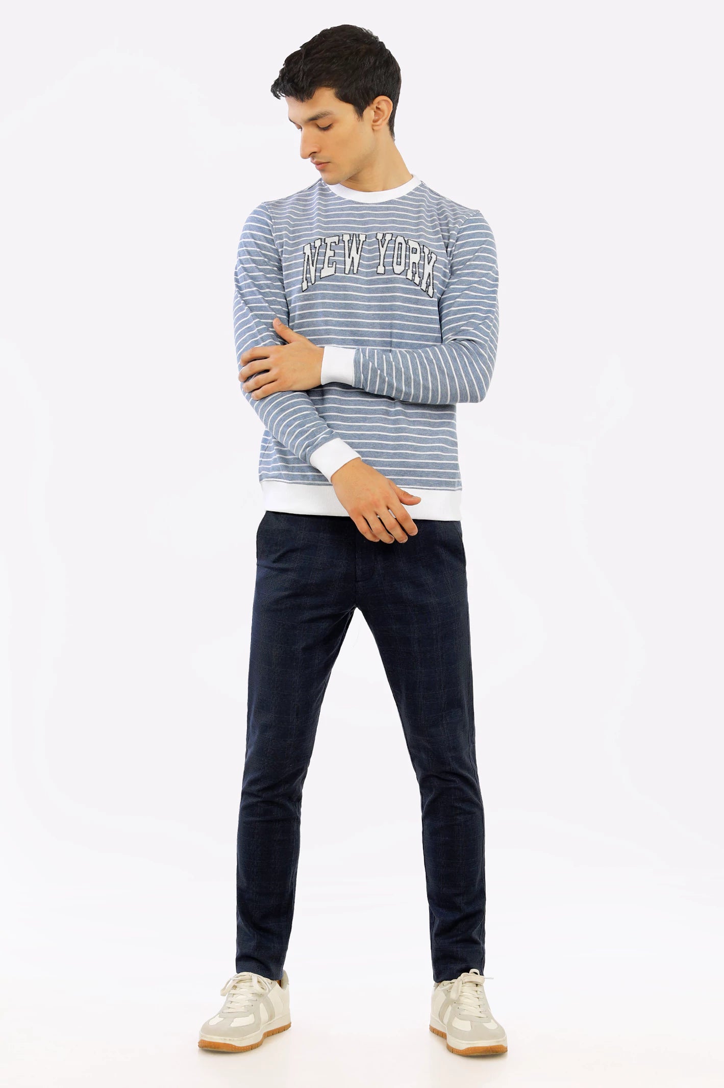 Printed Crew Neck Sweatshirt From Diners