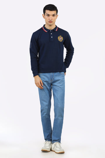 Polo Neck Sweatshirt