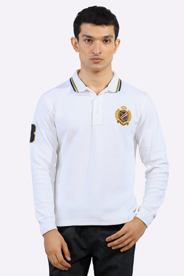 Polo Neck Sweatshirt