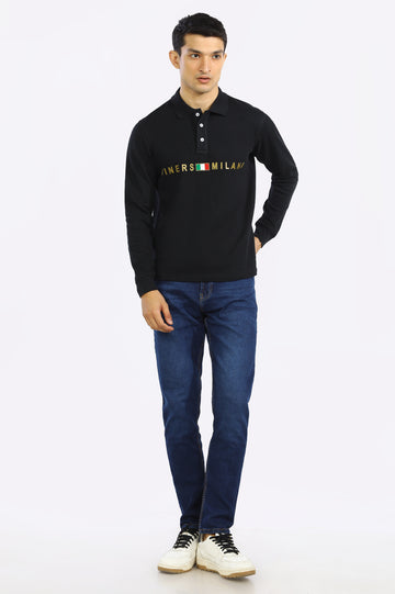 Polo Neck Sweatshirt