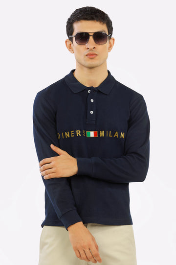 Polo Neck Sweatshirt
