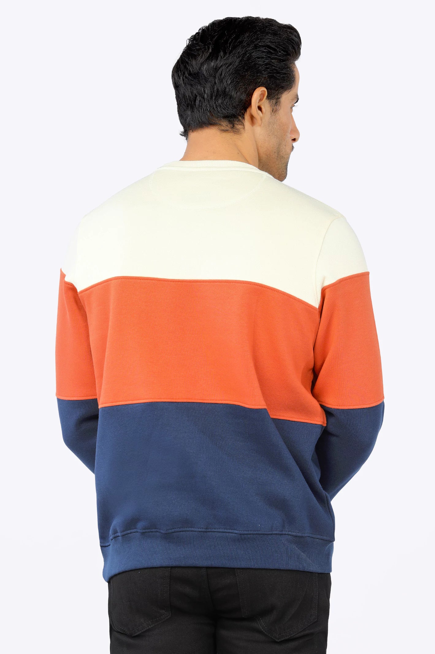 Color Block Sweatshirt From Diners