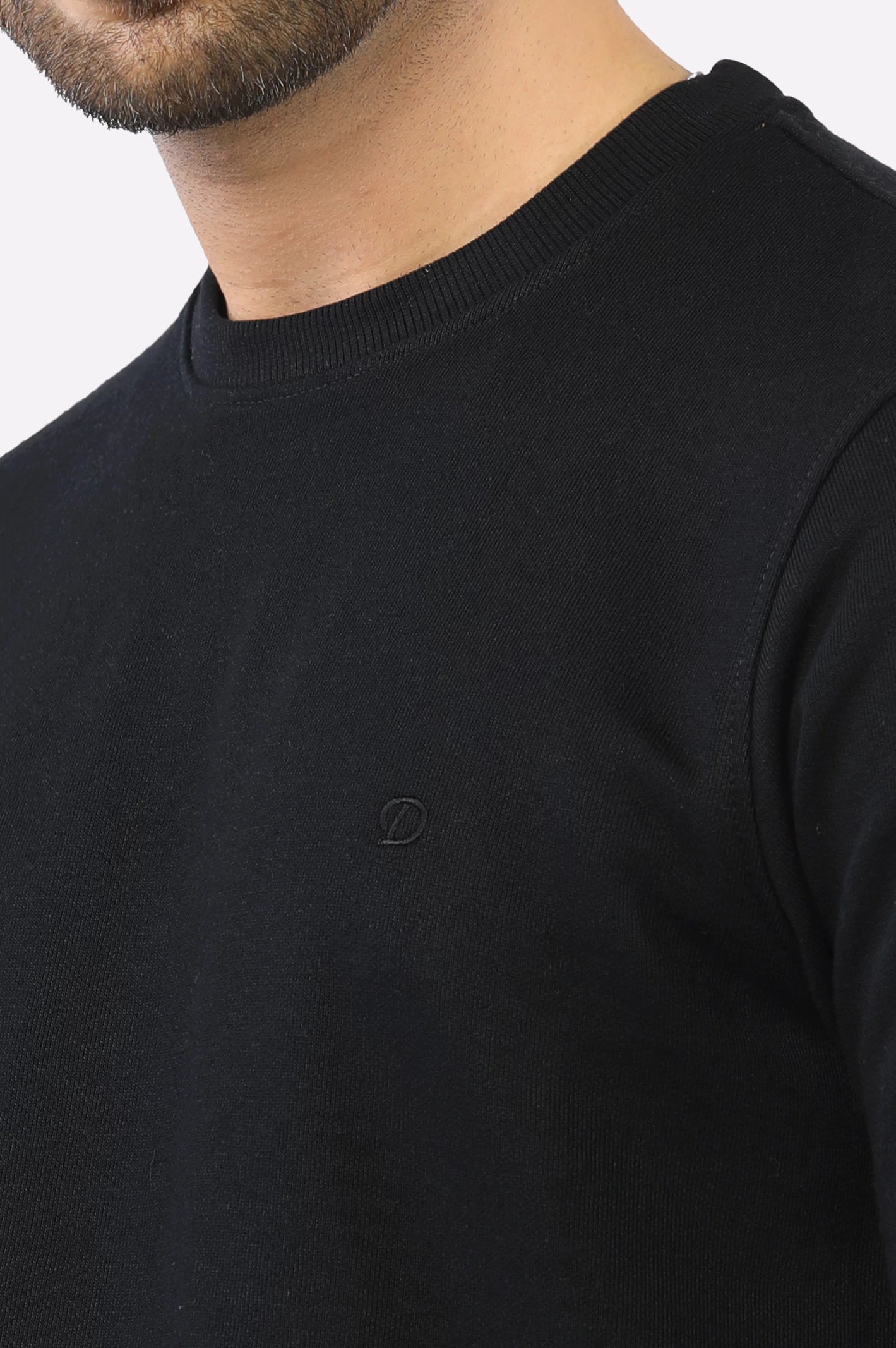 Black Basic Sweatshirt From Diners