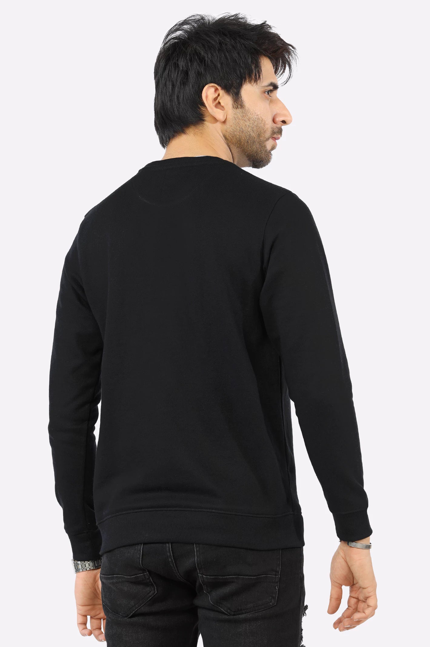 Black Basic Sweatshirt From Diners