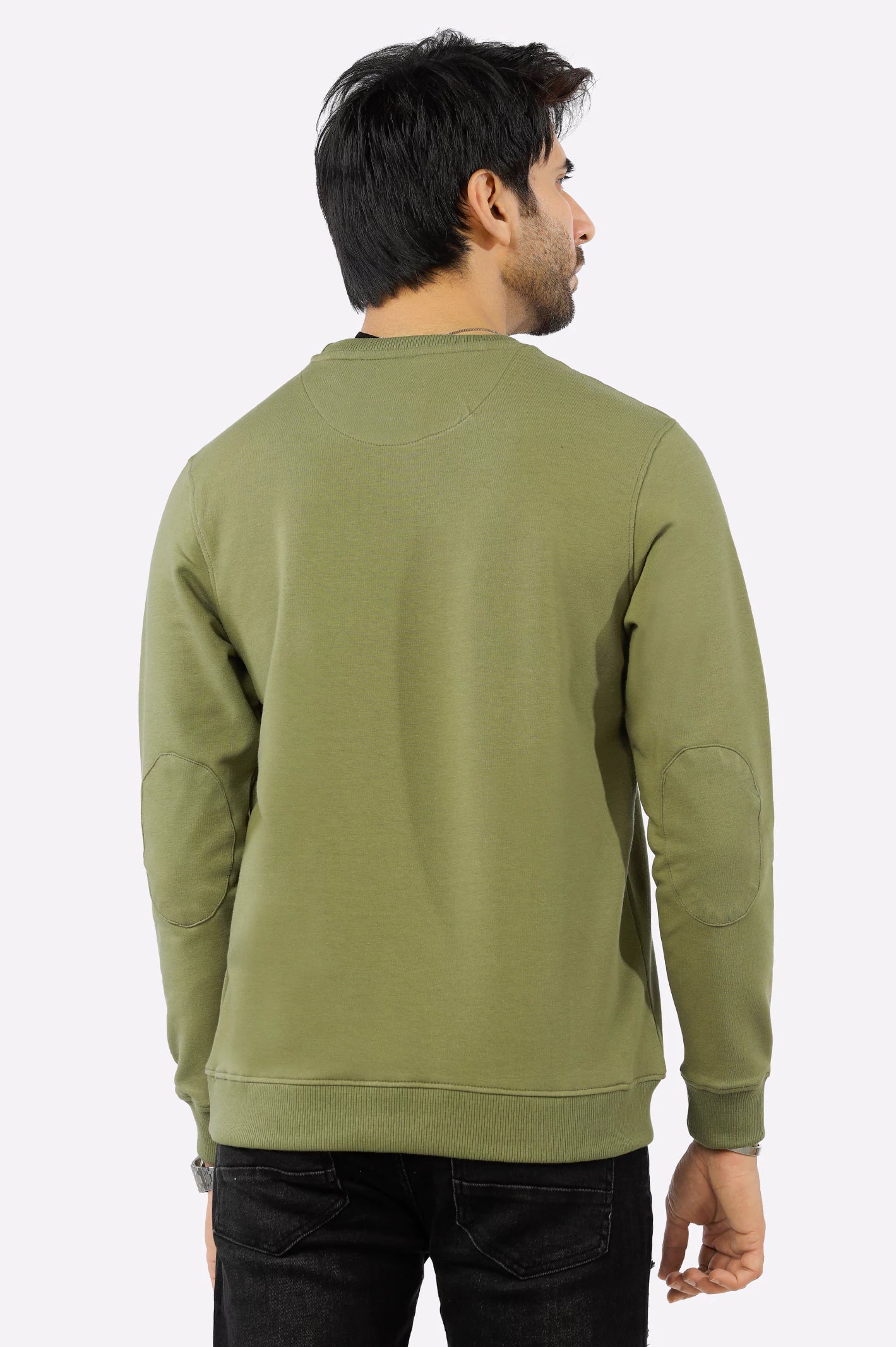 Khaki Basic Sweatshirt From Diners