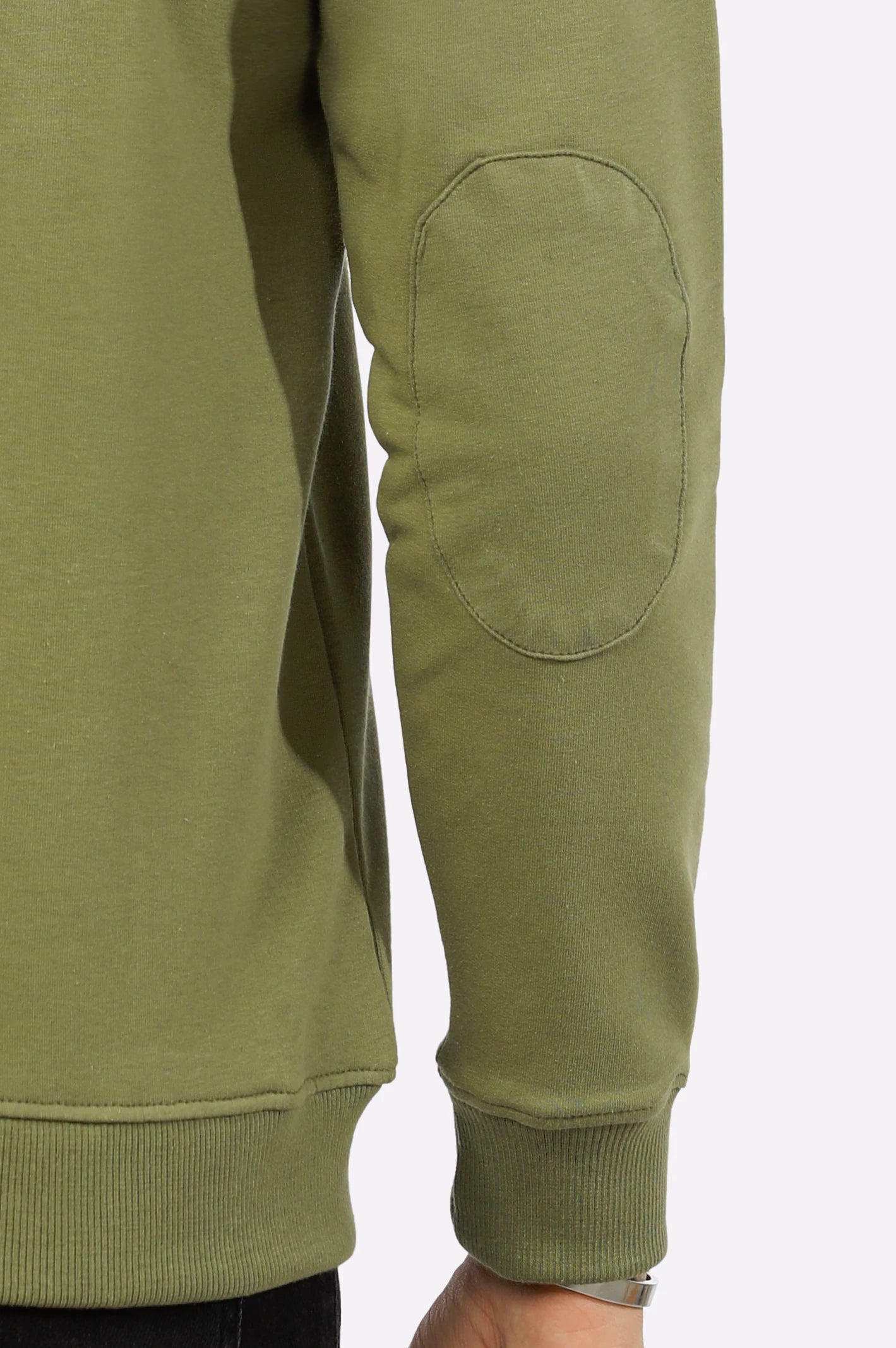 Khaki Basic Sweatshirt From Diners