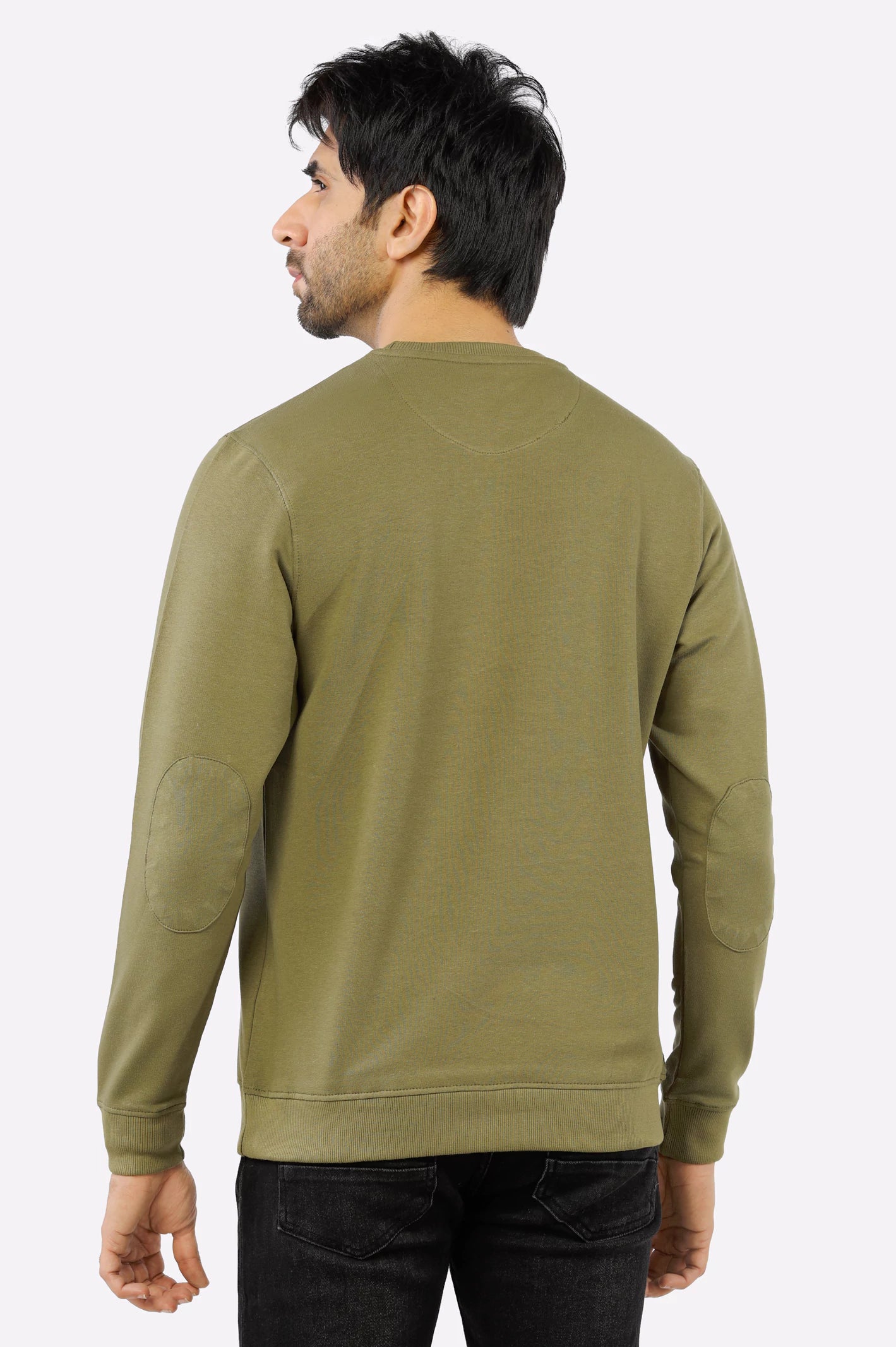 Olive Basic Sweatshirt From Diners