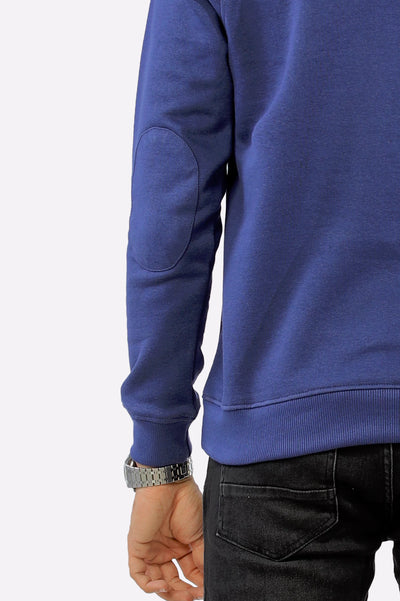 Navy Blue Basic Sweatshirt From Diners