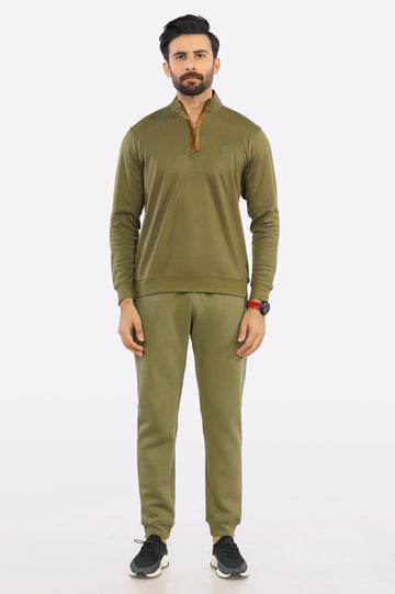 Olive Basic Sweatshirt