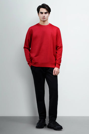 Maroon Basic Sweatshirt