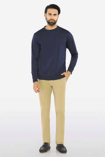 Navy Blue Plain Sweatshirt