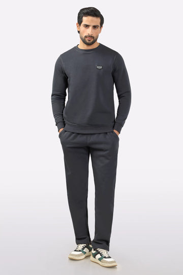Charcoal Round Neck Sweatshirt