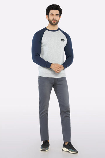 Heather Grey Badge Sweatshirt