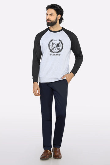 Heather Grey Graphic Sweatshirt