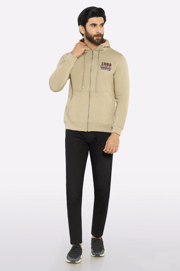 Sand Zipper Hoodie