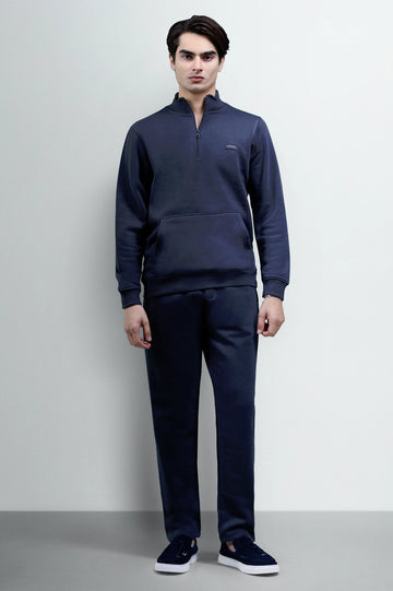 Charcoal Quarter Zip Sweatshirt