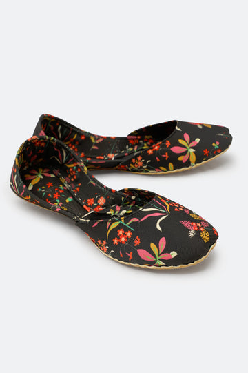 Black Ladies Casual Khussa