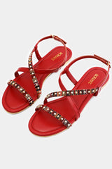 Red Sohaye Slippers for Women's