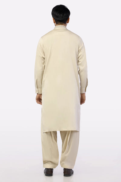 Diners Cotton Mens Fawn Shalwar Kameez