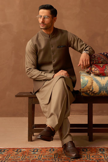 Dark Brown Waistcoat