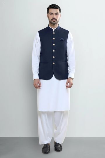 Dark Blue Waistcoat